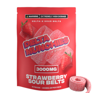 Delta 8 Munchies Strawberry Sour Belt